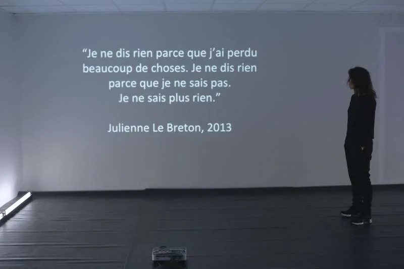 Première lecture d’extraits d’un texte en cours et inédit